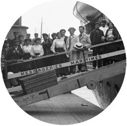 Européens débarquant en Argentine